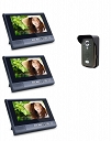 VIDEO DOOR PHONE REER XT-700 PIR (1 CAM+ 2 LCD)