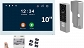 REER IPS KW07 DIN WIDEODOMOFON VIDEODOMOFON WiFi 1080p APP 10' TUYA 2 ŻYŁOWY PASTYLKI KLAWIATURA