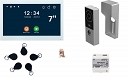 REER IPS KW06 DIN WIDEODOMOFON VIDEODOMOFON WiFi 1080p APP 7" TUYA 2 ŻYŁOWY PASTYLKI